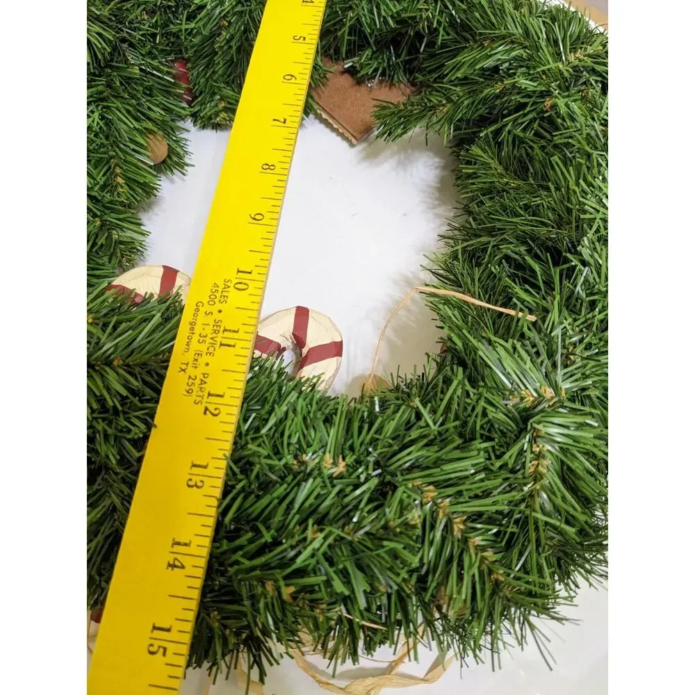 FARMHOUSE Grandma Gingerbread Christmas Wreath 15